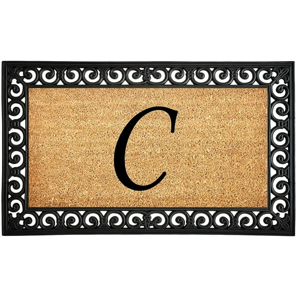 Letter X Calloway Mills 104131830 Gabriel Monogram Doormat 18 x 30 Letter X Calloway Mills 104131830 Gabriel Monogram Doormat 18 x 30